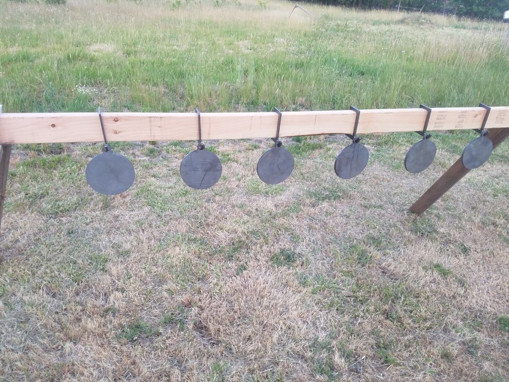 AR500 2 Conduit Gong Stand Kit W/hooks