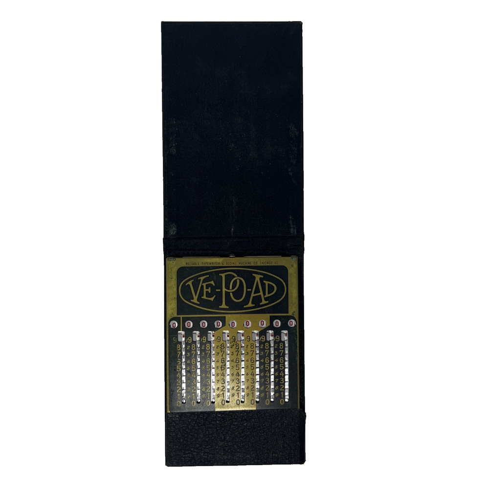 Ve-Po-Ad, Reliable Typewriter And Adding Machine Co, Chicago, IL