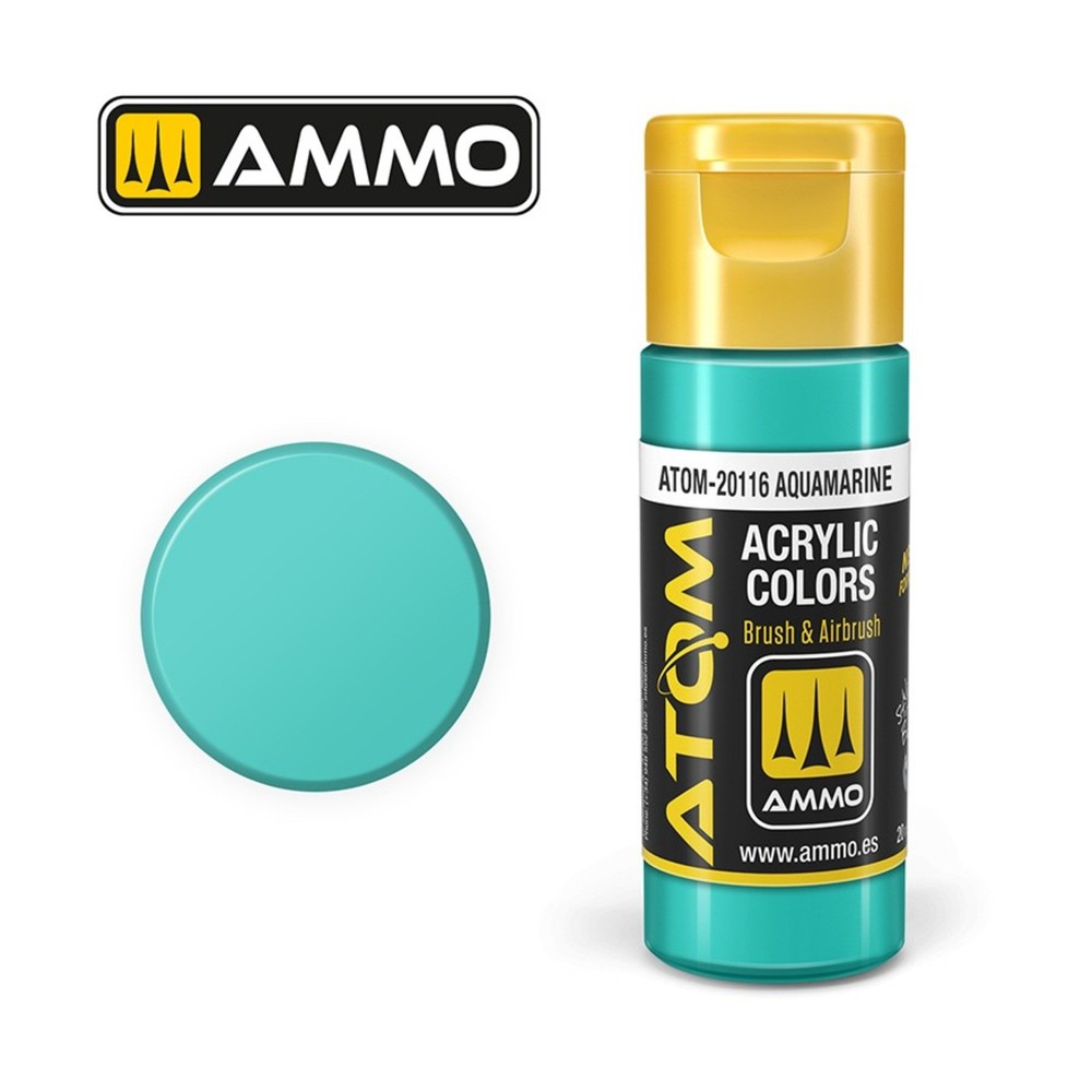 AMMO ATOM Acrylic Paint Aquamarine New