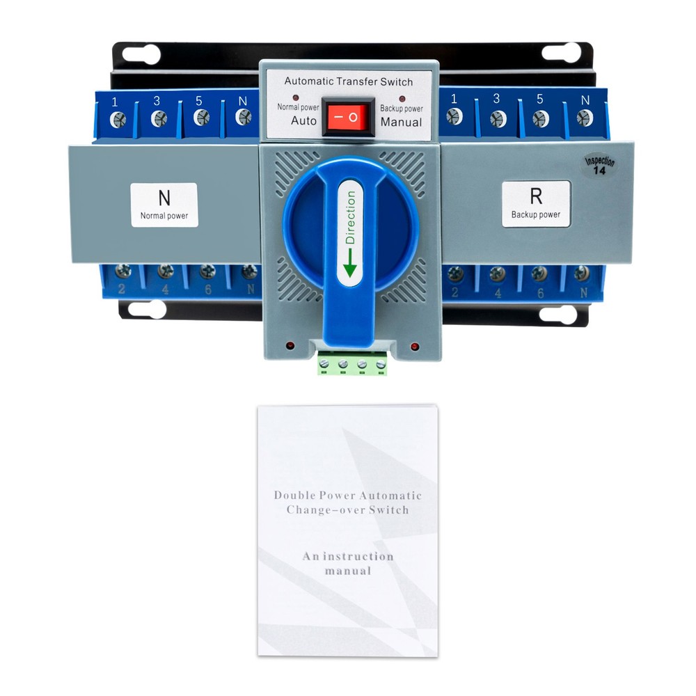 Dual Power Automatic Transfer Switch kit 63 A 4P ATS Generator Changeover Switch