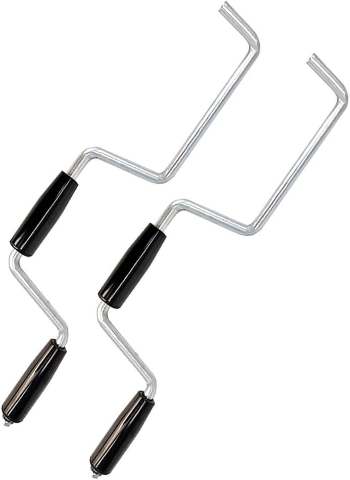 Heavy Duty Winch Strap Winder 2-Pack for Flatbed Trailers - Effortless Operation