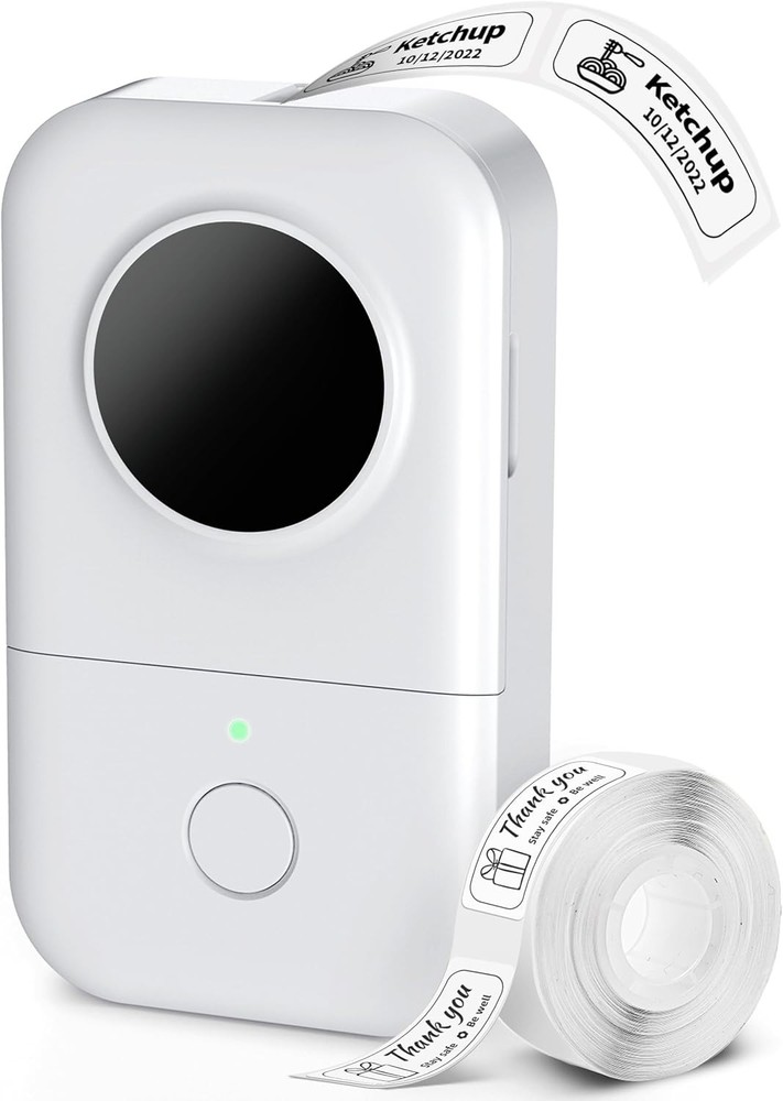 Compact D30 Bluetooth Label Maker: Ideal Thermal Printer for Kids & Teachers