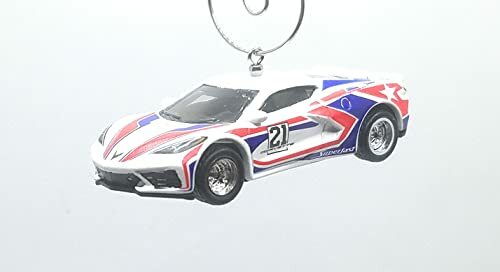 Christmas Ornament for 2020 Chevy Corvette White