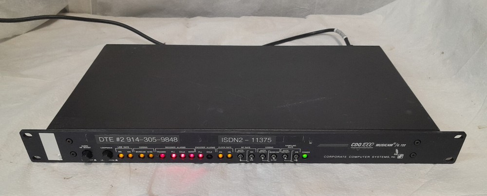 Corporate Computer Systems Musicam CDQ1000 Interface Unit G.722