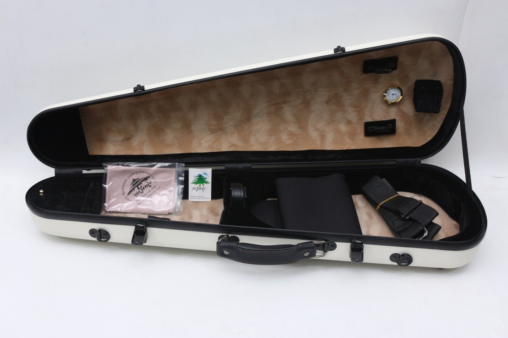Advanced Violin Case 4/4 Full Size Violin Box white Violin Case with Strap