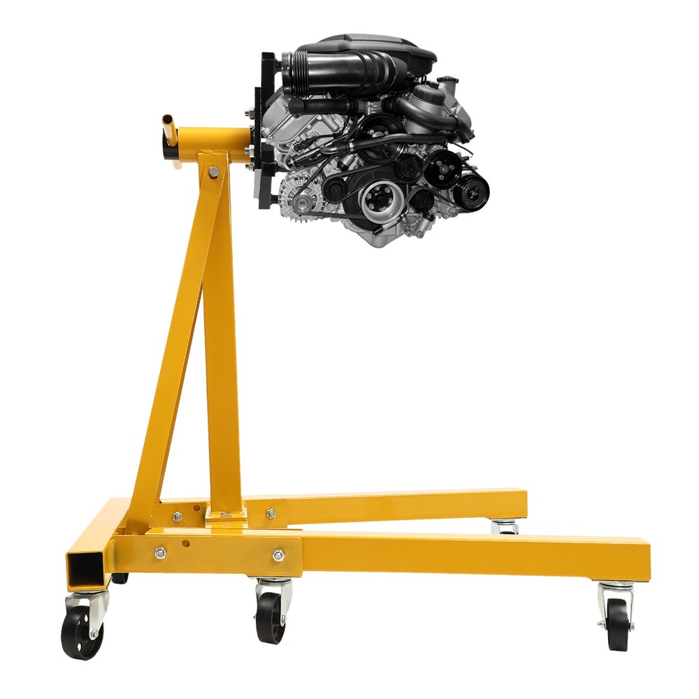 Engine Stand 2000 lbs Motor Hoist Dolly 360 Degree Adjustable Mounting Head