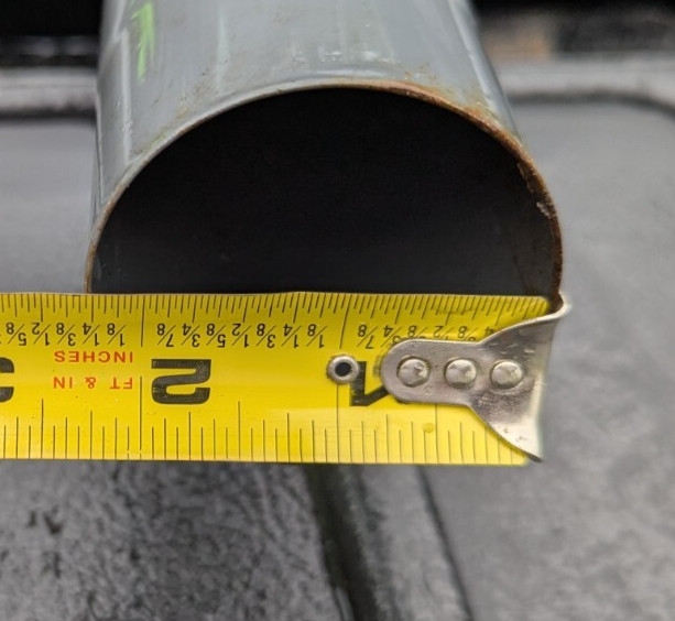 GREY Horizontal Top Rail Intex Pool 36" length
