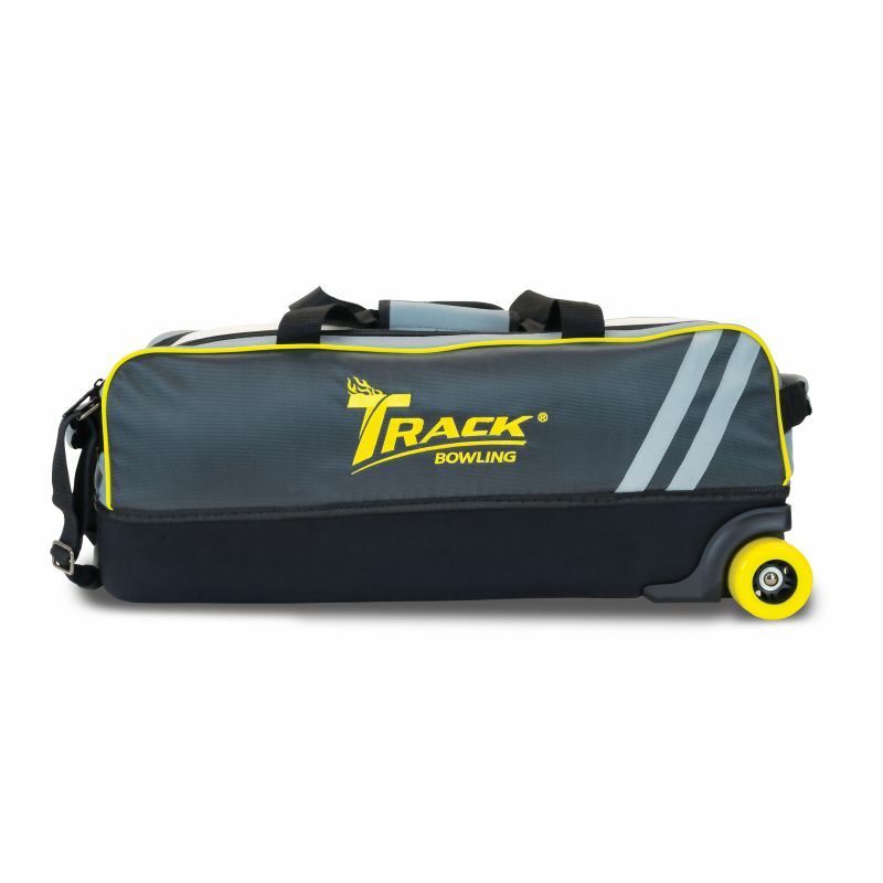 Track Select 3 Ball Tote Grey/Yellow Bowling Bag