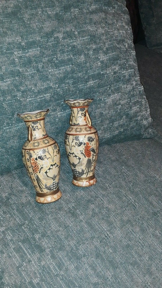 A pair of vases