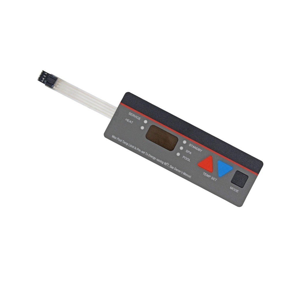 FDXLBKP193 Pool Heater Control Panel Keypad Membrane Switch for Hayward H200FDN