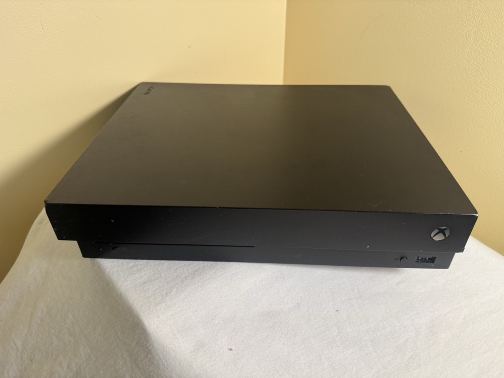 Microsoft Xbox One X Black Home Console, Blu-Ray Compatible, HDMI, USB-A