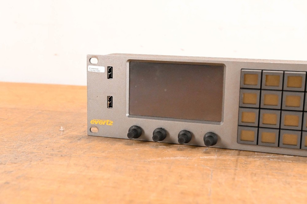 Evertz CP-2232E Advanced System Control Panel w/ 32 LCD Buttons (NO PSU) CG01V7F