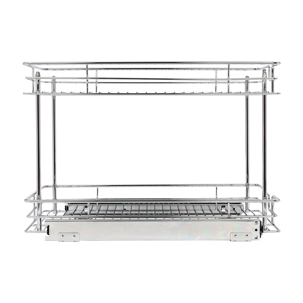 Pull Out Cabinet Organizer, 2-Tier Pull Out Shelves, Kitchen Cabinet Organizer