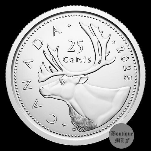 2025 Canada coins 25¢  MINT unc. from first strike special wrap roll