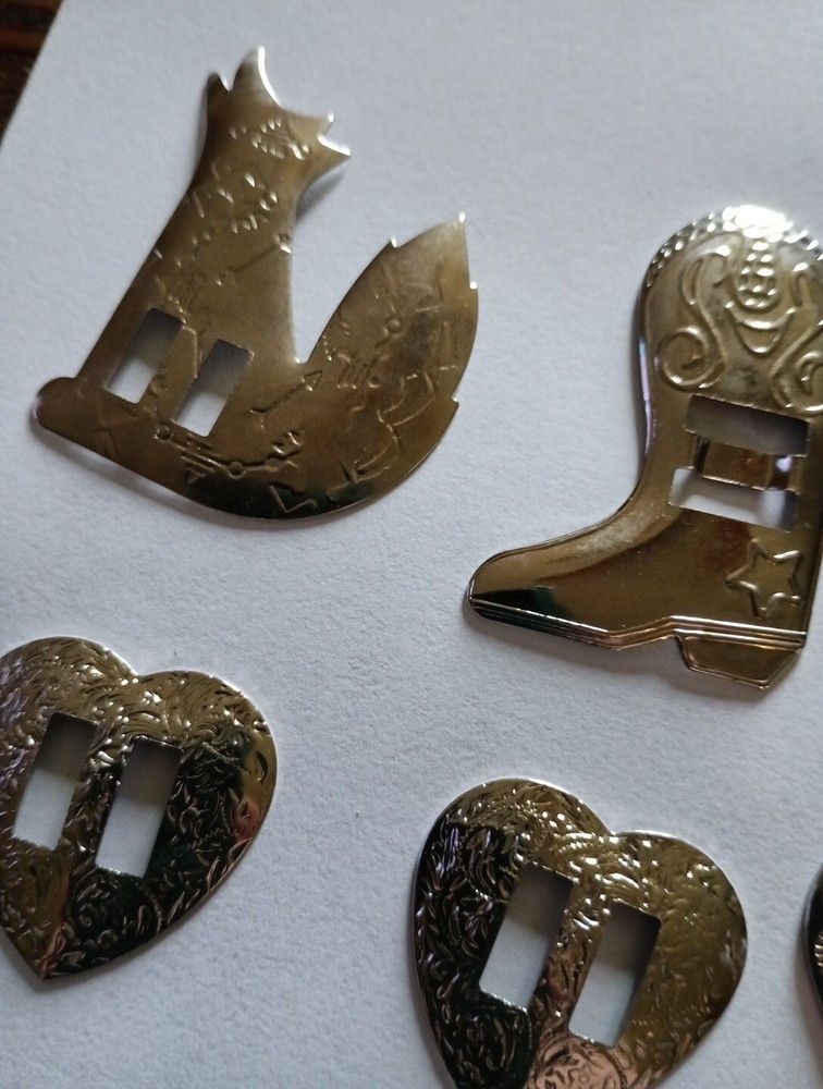 Vintage METAL CONCHO’S-SILVER Craft