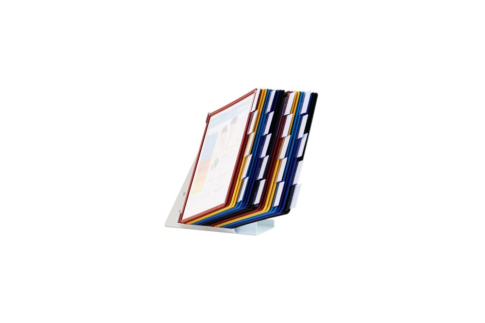 Durable VARIO 40 Pocket Desktop Reference System - Letter Size 20 Double-Side...