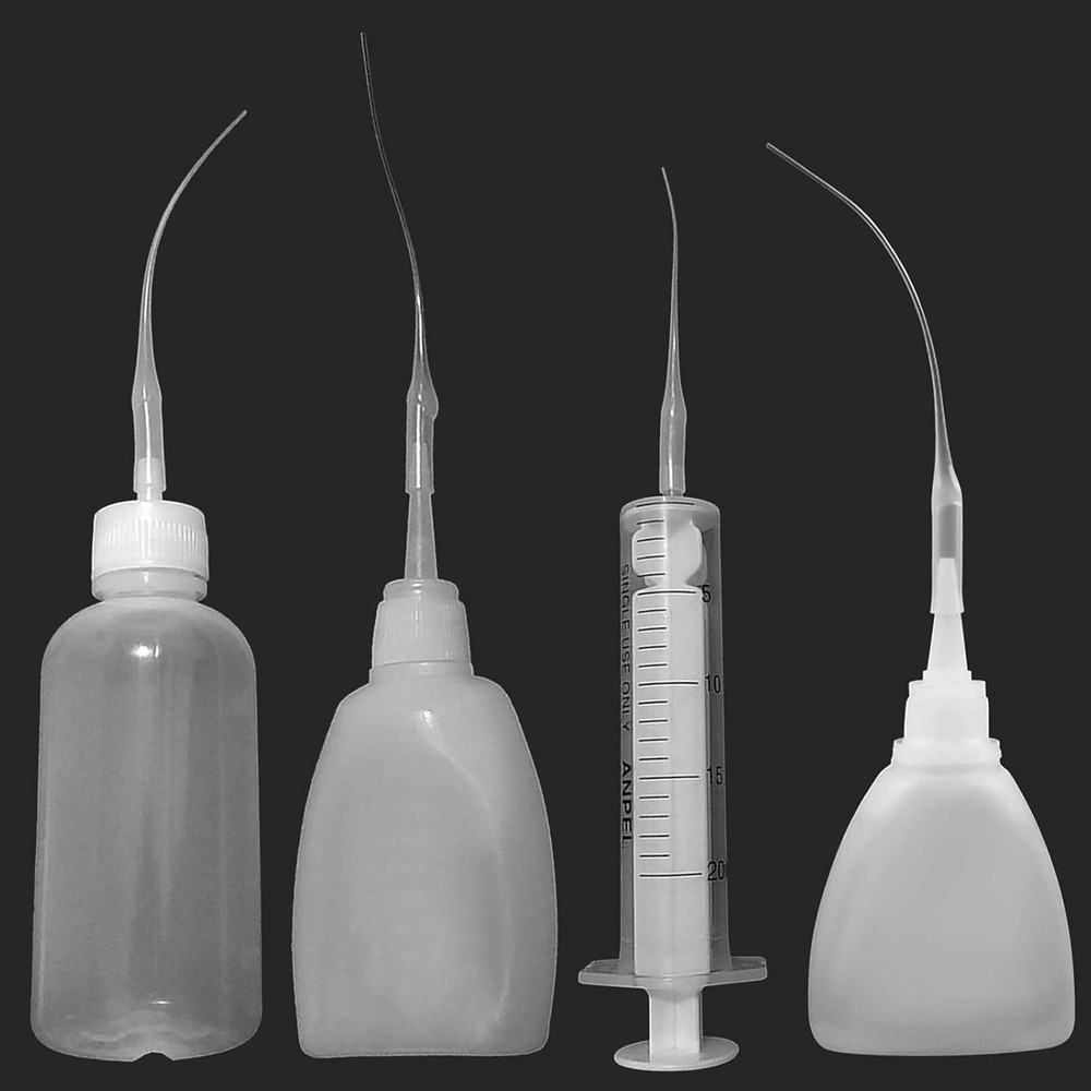 200Pcs Micro CA Glue Tips, Precision Applicator Tips Tip Extender...