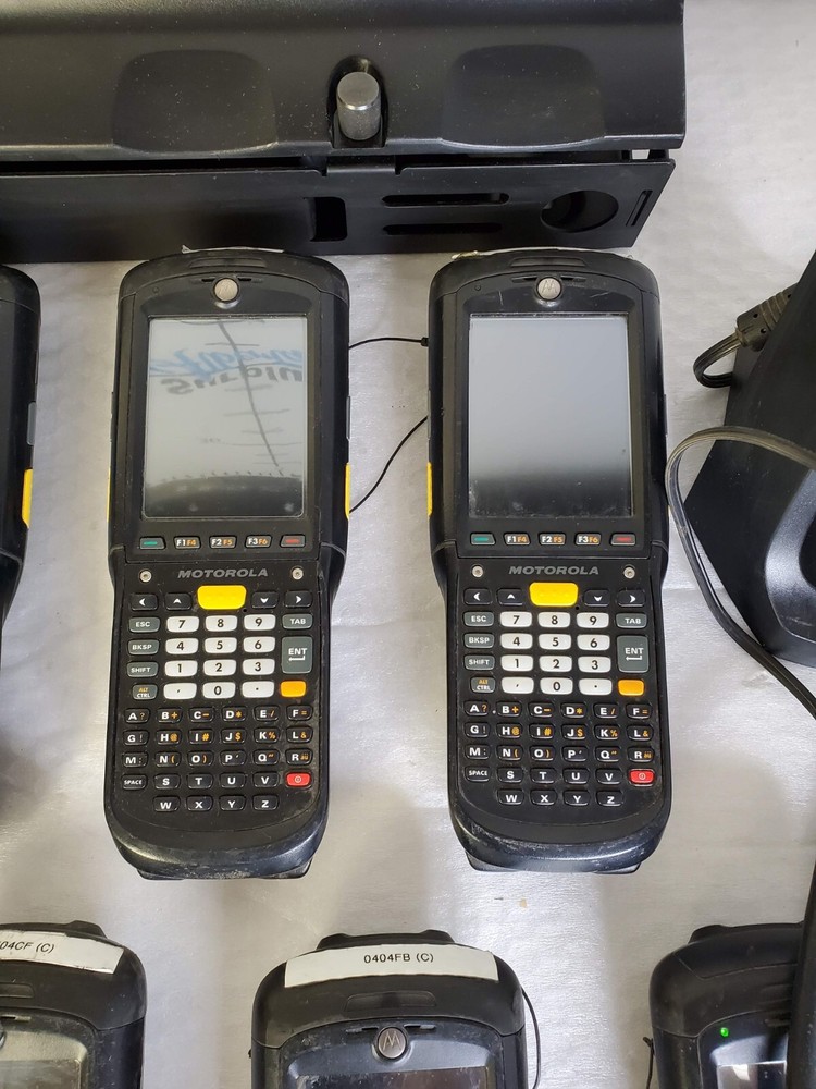 Motorola MC9590 Wireless Barcode Scanner x 9 Units + Chargers