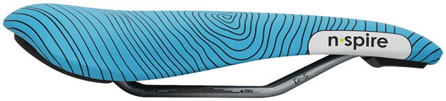 Smanie N.Spire Saddle - Chromoly, Microfiber Blue, 136