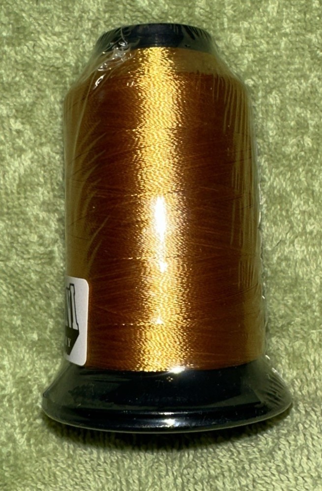 Floriani Embroidery Thread PF503 Gold Polyester 1,100 Yards NOS