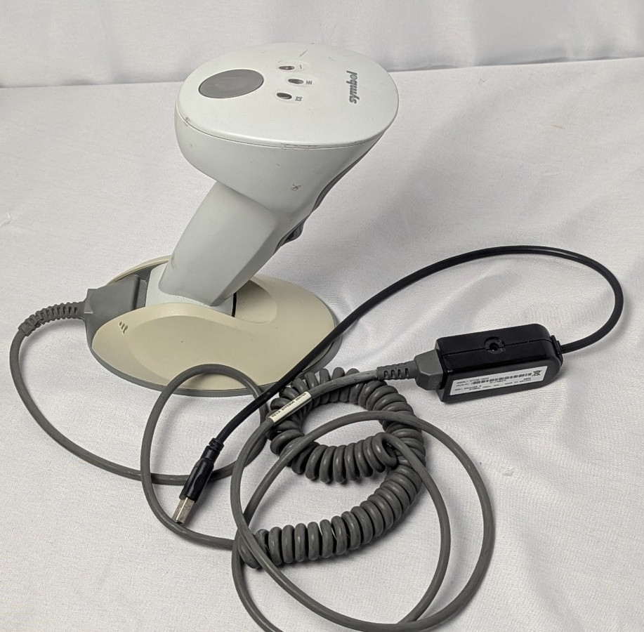 Symbol M2004-I419 Cyclone Barcode Scanner Reader w/USB Cable