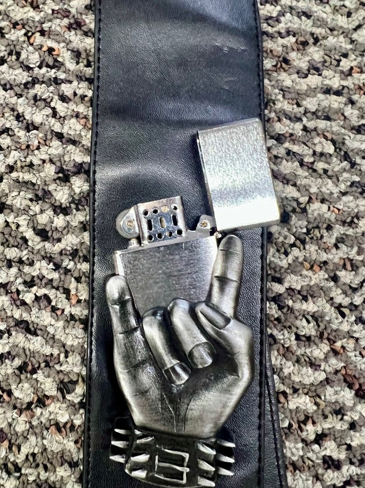 Rebel Strap Co. ROCK IT Adjustable 2.5" Duralon Guitar Strap w/ Working Lighter!