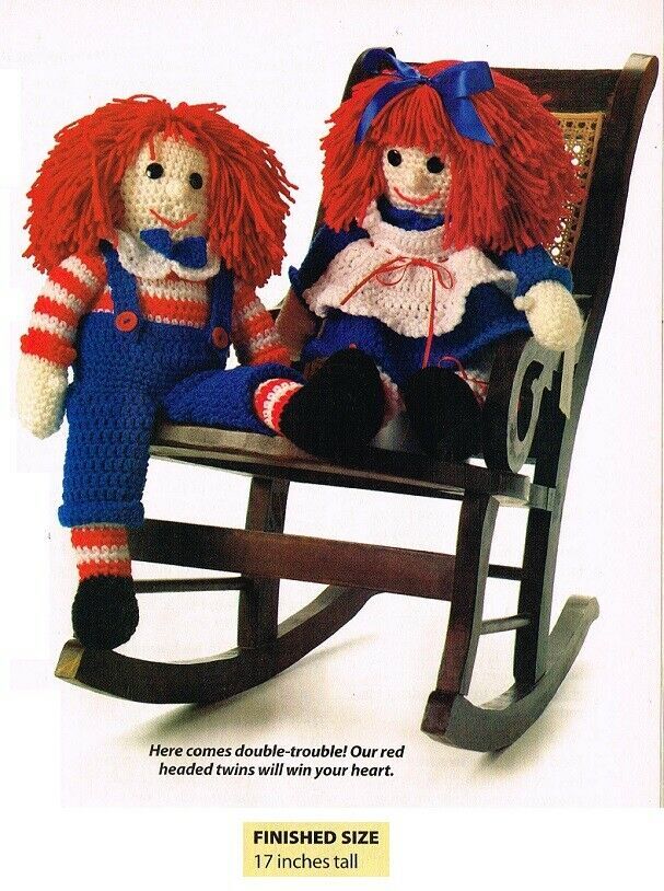 BETSY & BILLY DOLLS CROCHET PATTERN ONLY - LN RYU