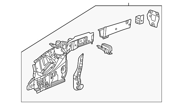 Genuine GM Lower Rail Assembly 60007830