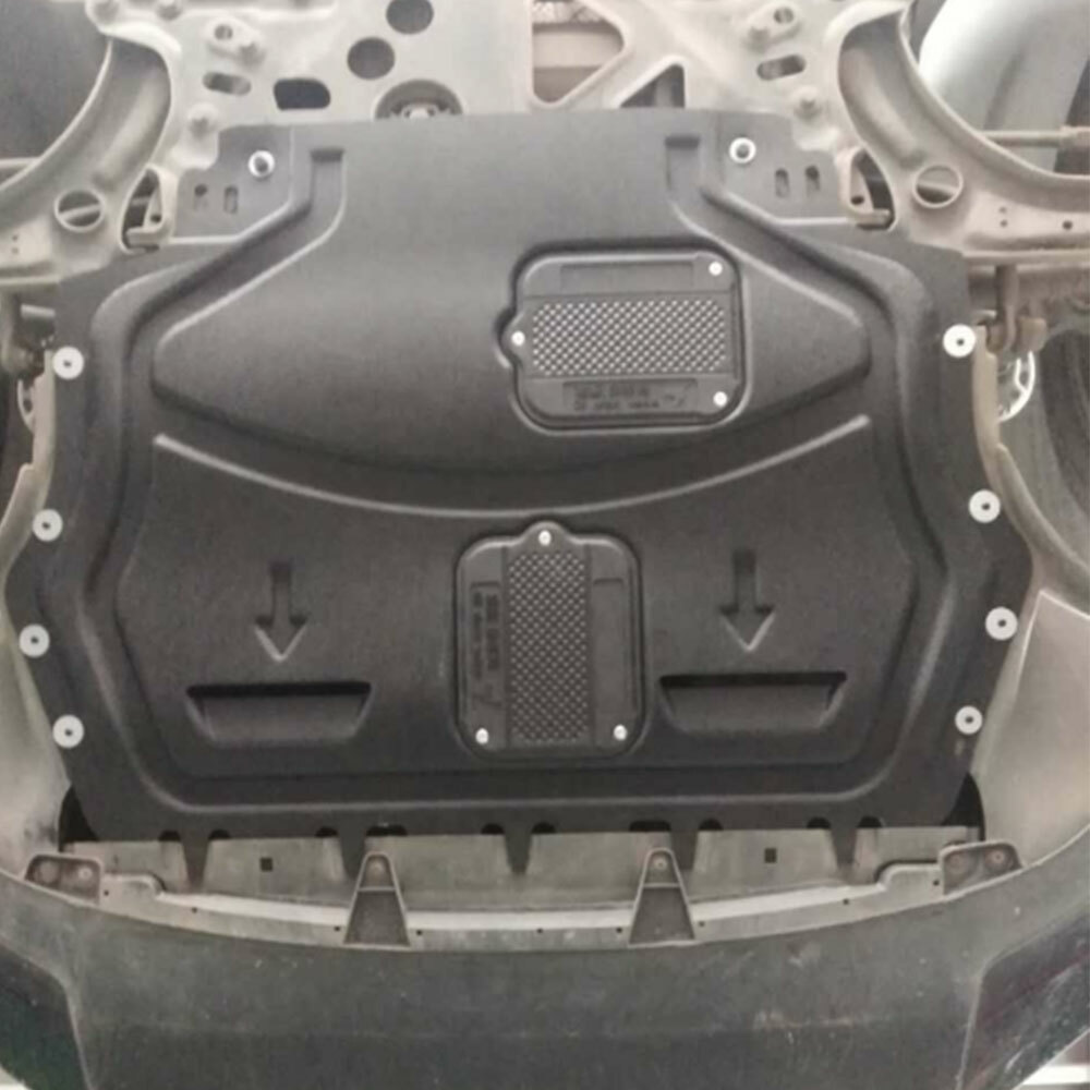 For VW Jetta 2006-2018 Black Front Engine Splash Shield Under Cover 1pcs