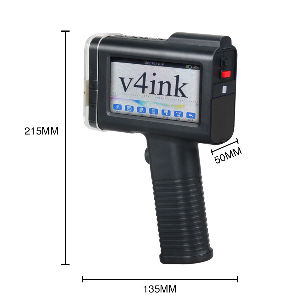 BENTSAI Handheld Inkjet Printer for Date Word QR Code Barcode Logo Machine DIY