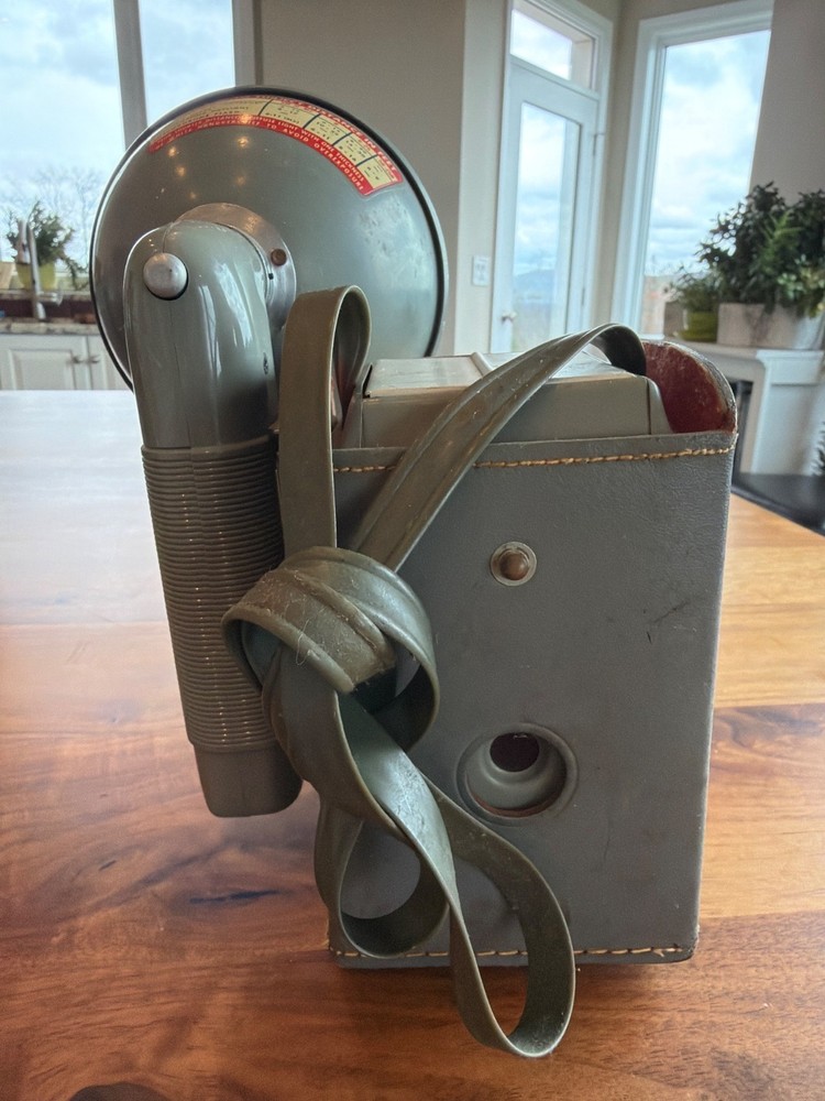 Anscoflex Vintage Flash Camera Leather Case Untested
