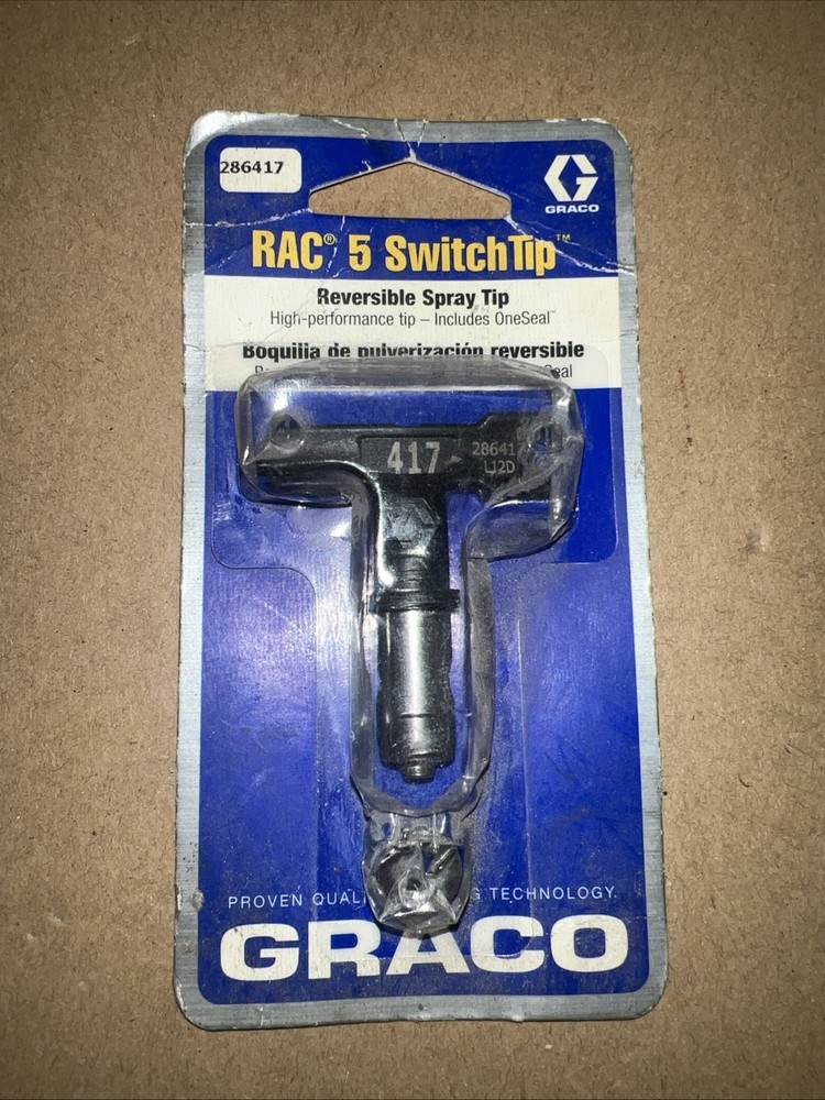 Graco 417 RAC 5 SwitchTip Reversible Spray Tip 286417