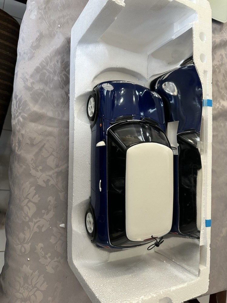 Mini Cooper RC Car Blue And White No remote control