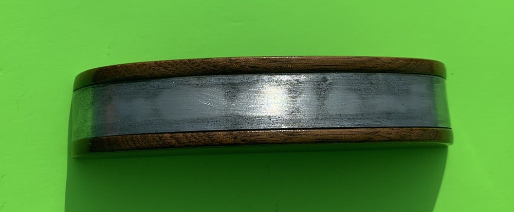 Antique Hardware Walnut Wood Art Deco Drawer Bin Pull Cabinet Handle 3” Centers