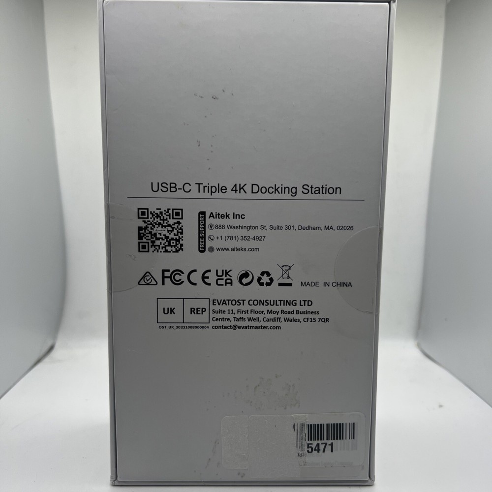 Aitek USB-C Triple 4K Docking Station