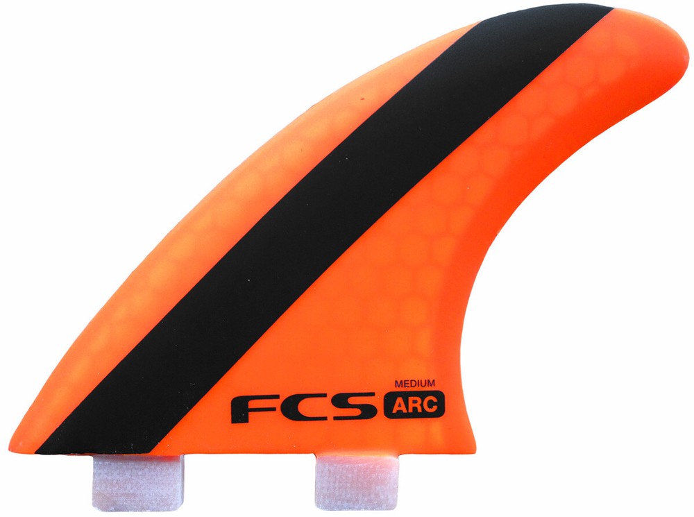 FCS ARC Performance Core Tri Fin Set - Orange - New