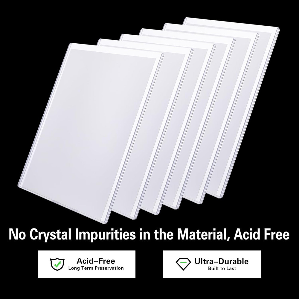 10Ct Current Comic Book Toploaders - Modern Comic Book Top Loaders, Crystal Clea