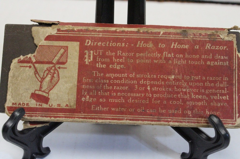 2 Vintage Razor Sharpening Blocks