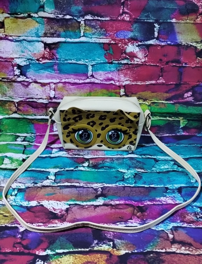 Purse Pets Leoluxe Leopard Interactive Purse Pet with Over 25 Sounds, WORKS