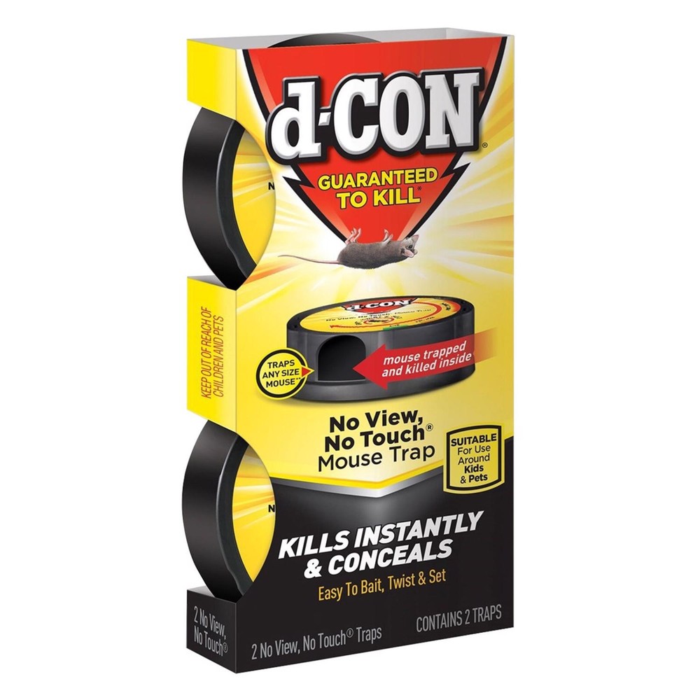 d-CON Small Snap Trap For Mice 2 pk