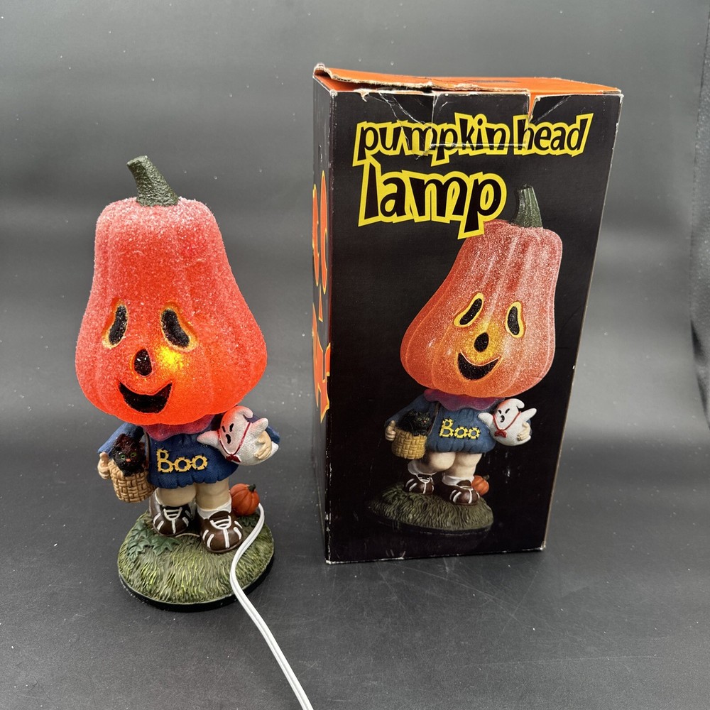 Pumpkin Head Lamp Halloween Light In Box