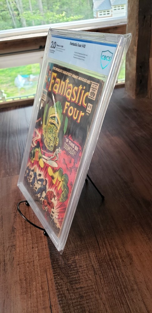 Marvel DC CGC CBCS Graded Case Raw Metal Comic Book Holder Display Stand Black