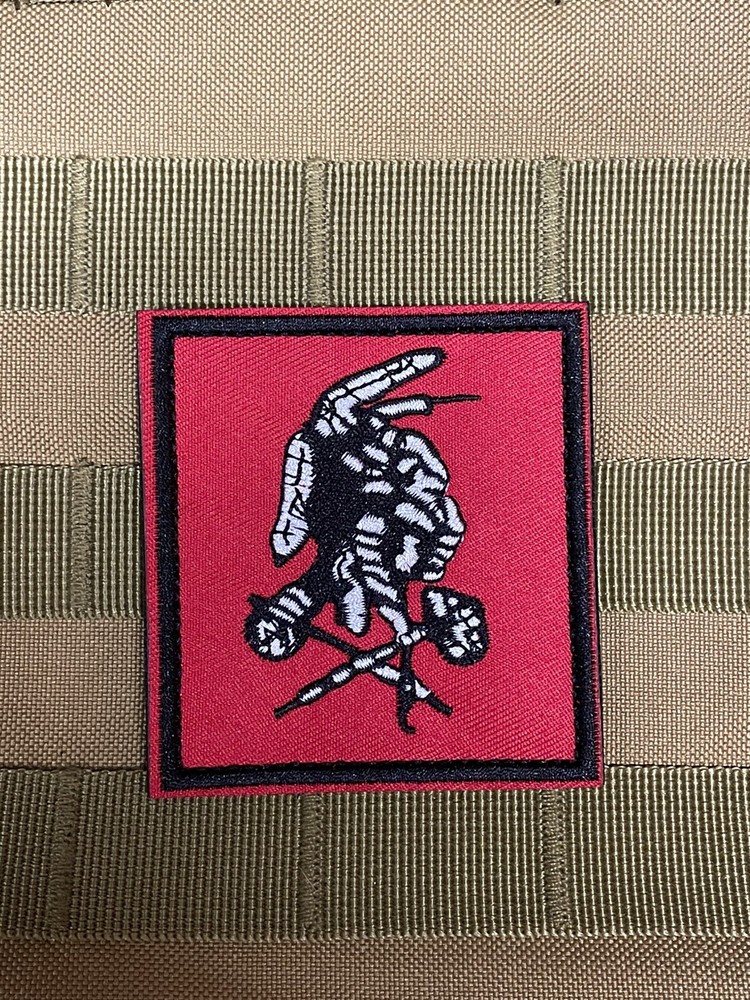 Seal Team 6 Red Squadron Patch DEVGRU Team Bin Laden Hook Loop Backing White