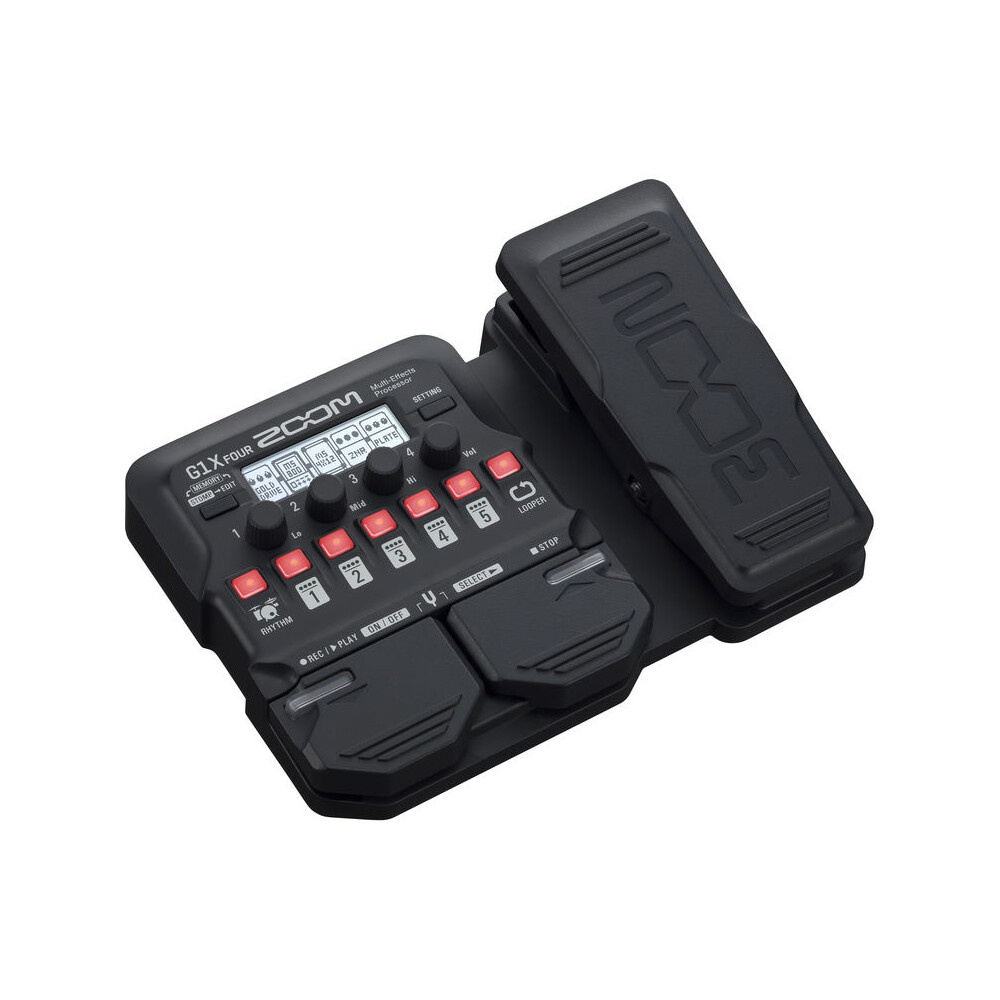 Zoom G1X Four Guitar Effects Processor with Built-In Expression Pedal