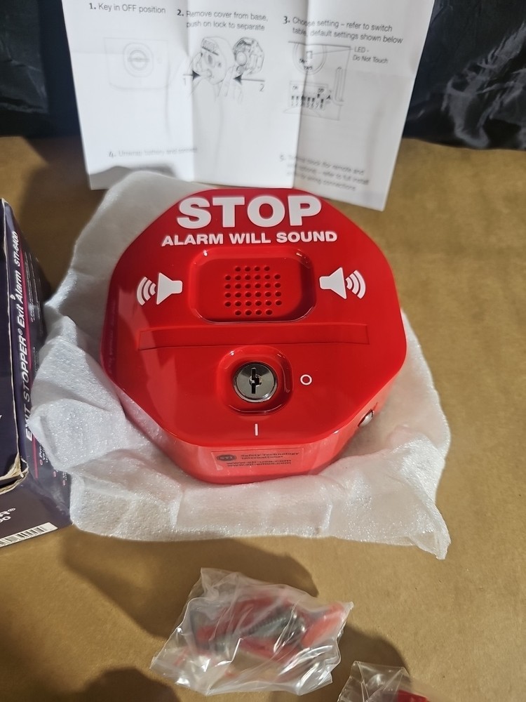 EXIT STOPPER EXIT ALARM STI-6400 BRAND NEW