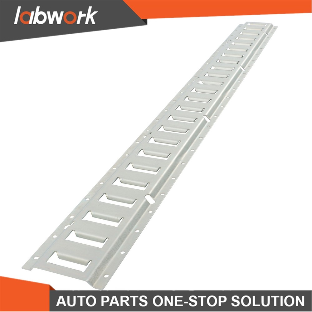 Labwork 4 Pack 4' E Track Tie Down Rail Kit Galvanized Steel For Garages Vans