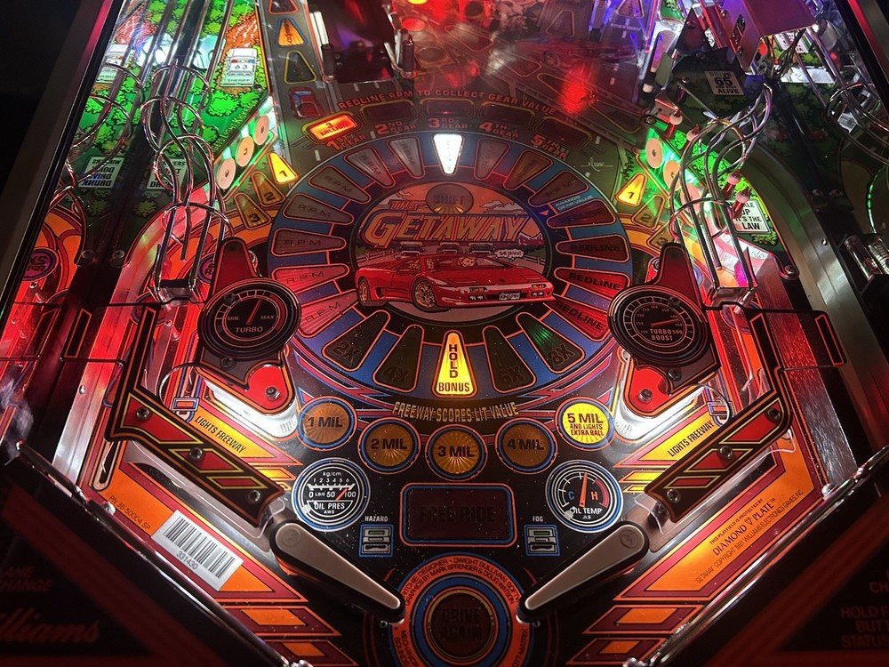 WILLIAMS GETAWAY HIGH SPEED 2 PINBALL MACHINE LEDs