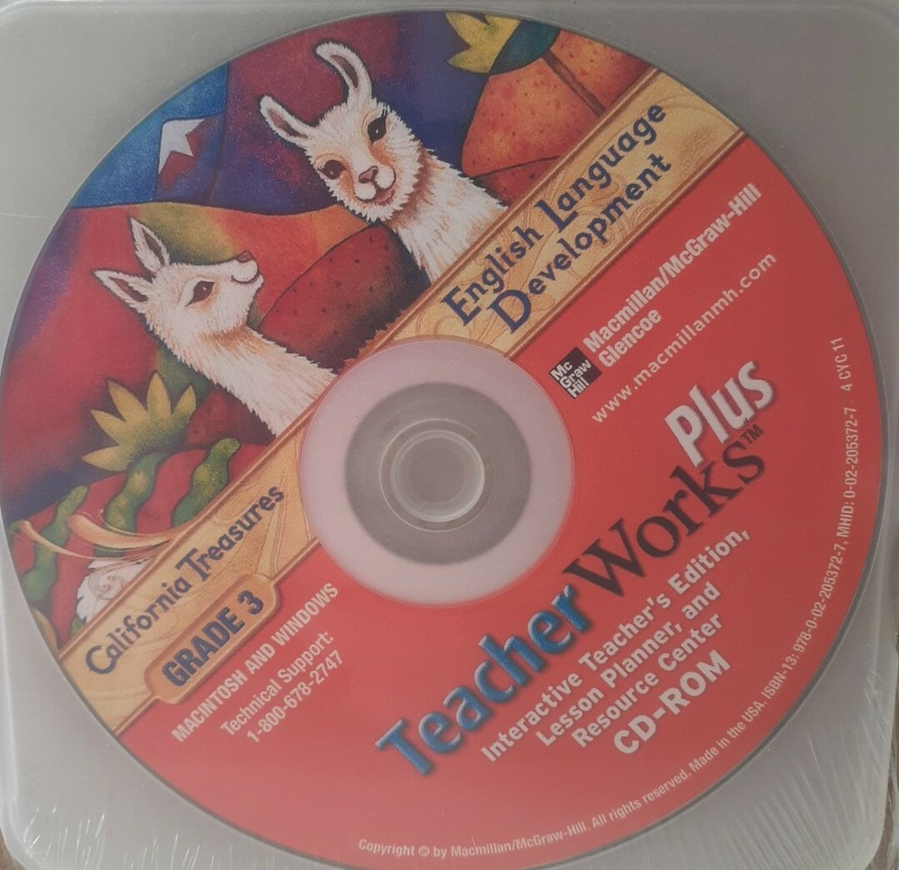 California Treasures - TeacherWorks Plus Grade 3 CD-ROM English Language Develop