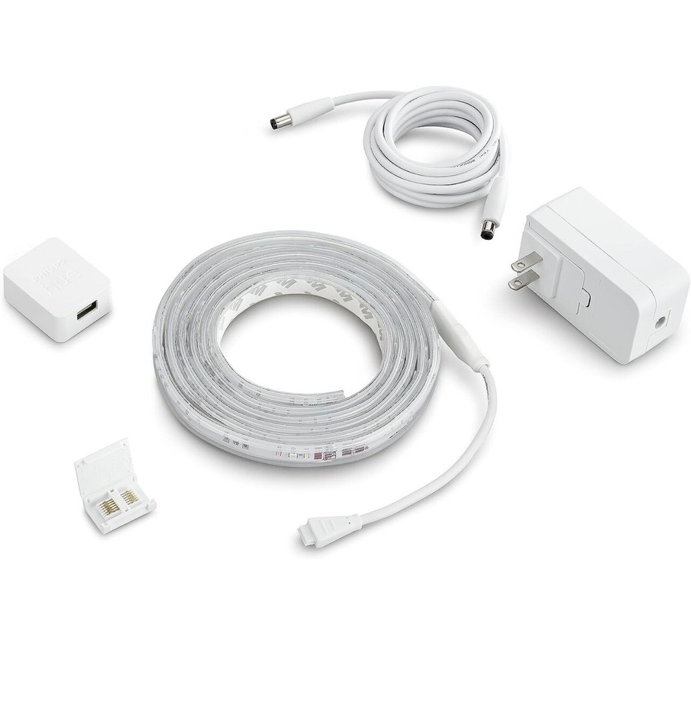 Phillips Hue LightStrip Plus Dimmable LED Smart Light 80” Plus 40” Extension