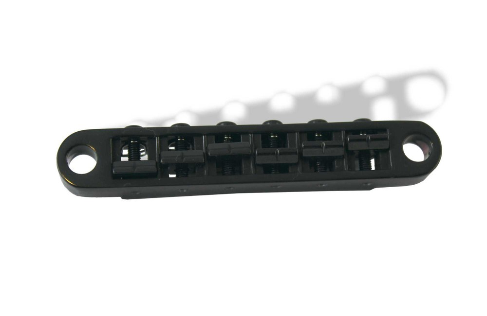 Bridge Post Style 6 String Black 52mm x 14.5mm 080632BK